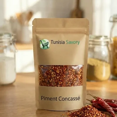 piment concassé naturel épice tunisienne piquante