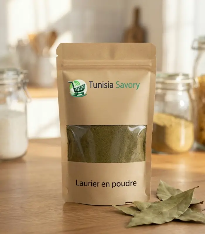 laurier en poudre naturel Tunisia Savory épice méditerranéenne