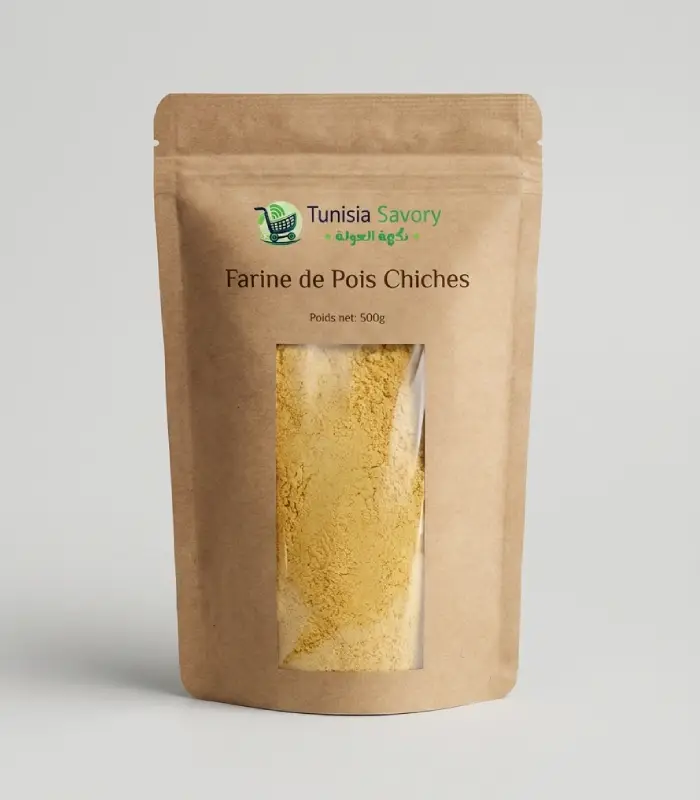 Farine de pois chiches 100% naturelle