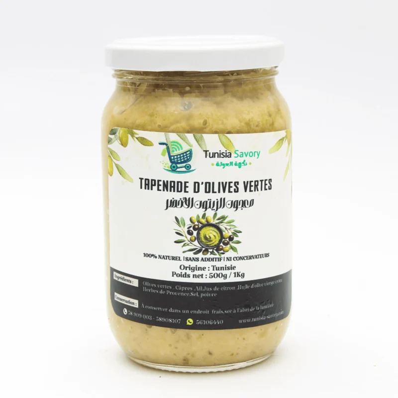 tapenade d'olives vertes
