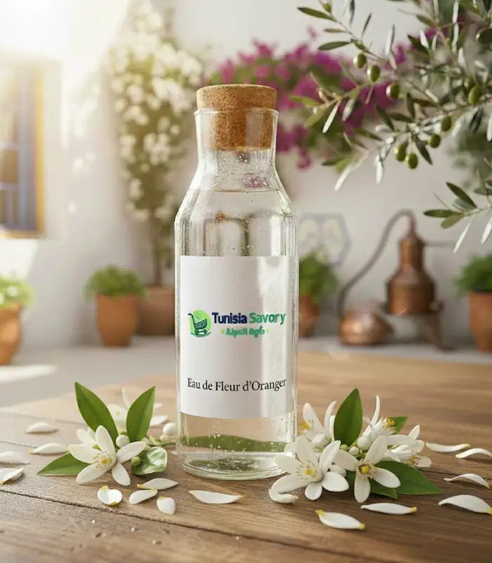 eau de fleur d’oranger naturelle hydrolat tunisien
