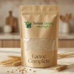 farine complète de blé naturelle riche en fibres