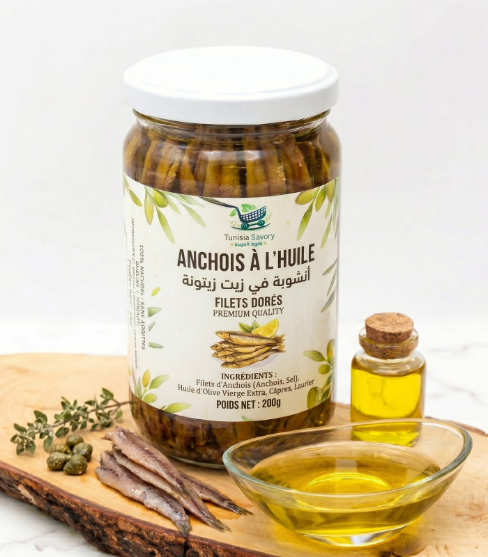 Anchois à l’huile