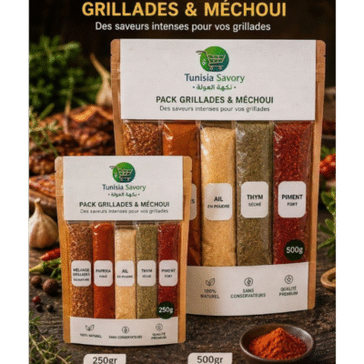 Mélange épices grillades méchoui paprika ail thym piment
