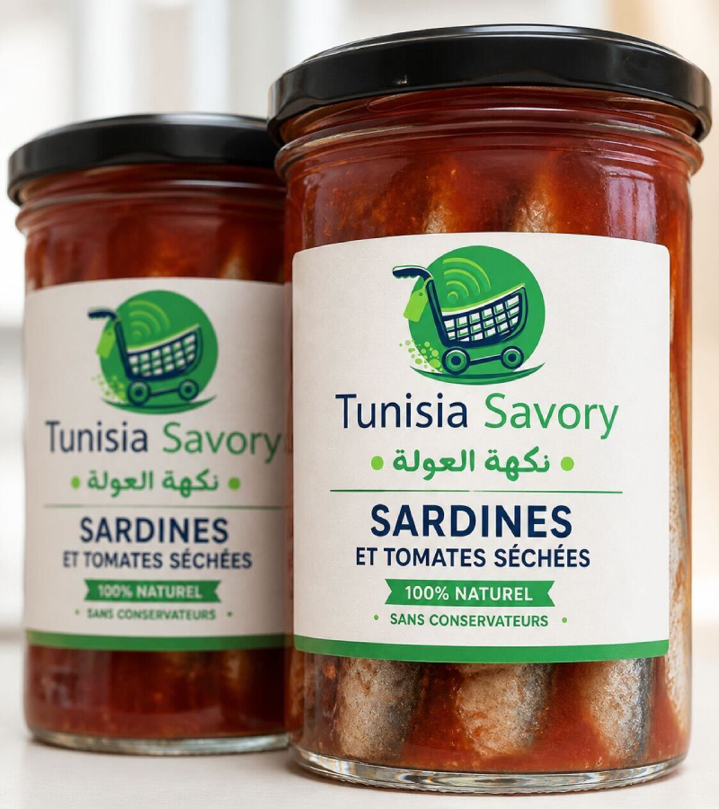 Sardines aux tomates séchées en conserve 220g et 500g