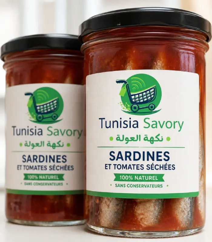 sardines et tomates séchées méditerranéennes