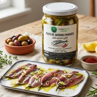 filet de sardines marinées méditerranéennes