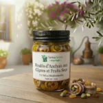 roulés d’anchois câpres fruits secs méditerranéens